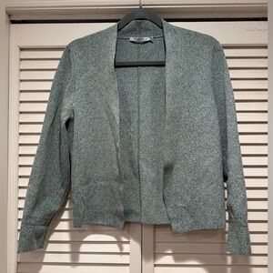 MM Lafleur-The Sant Ambroeus Jardigan, L, in Bamboo/Ivory